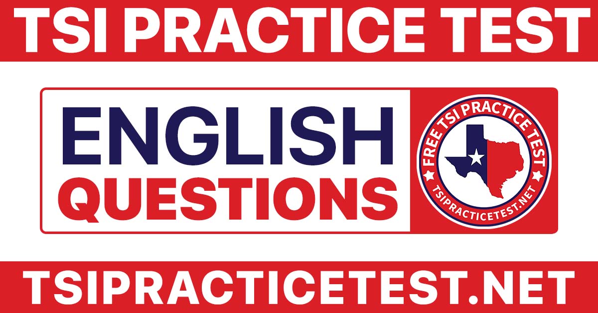TSI English Practice Test
