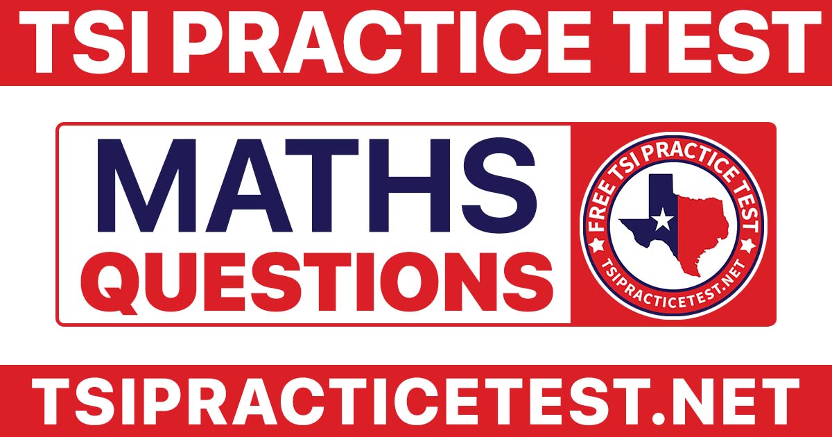 TSI Math Practice Test