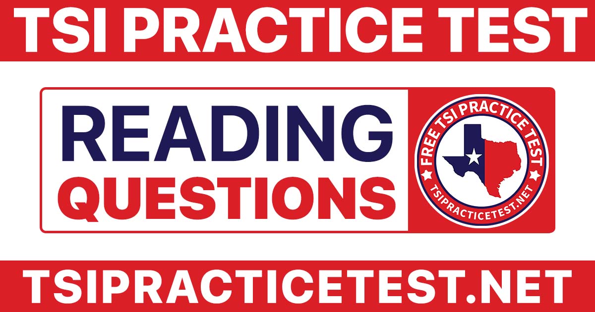 TSI Reading Practice Test